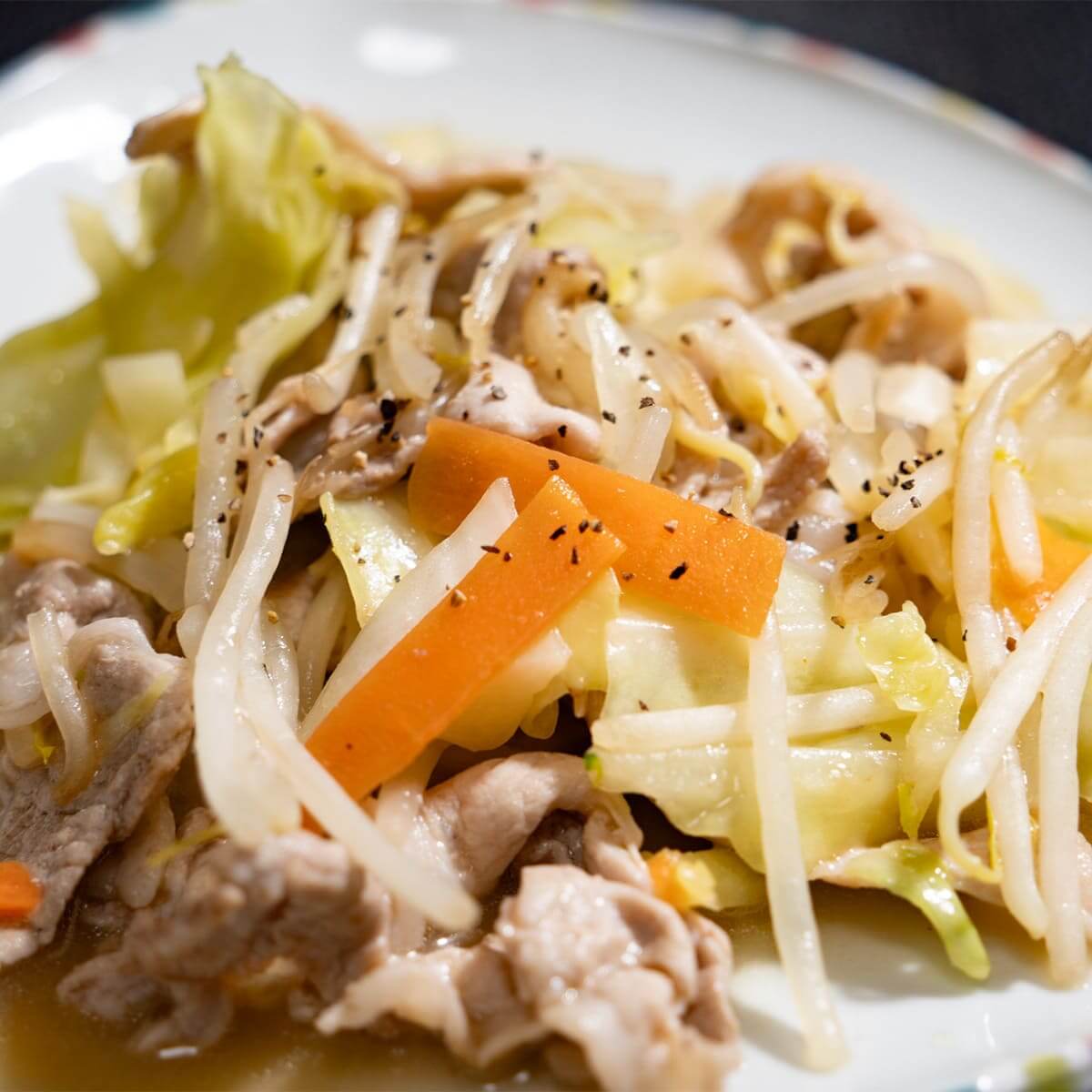 味噌バター野菜炒め